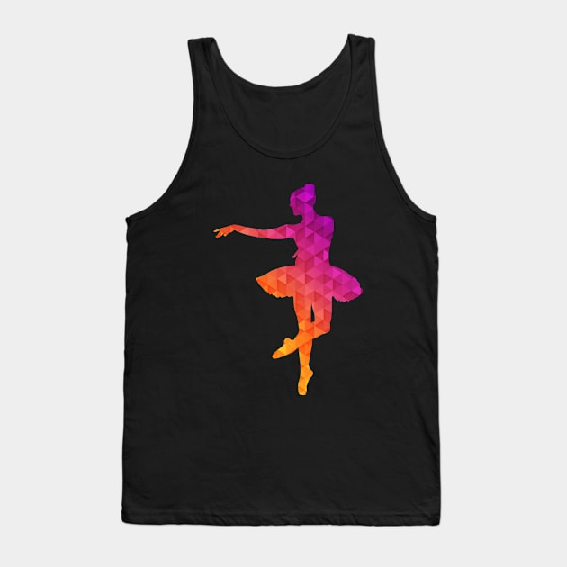 Ballet Dancer - Ballerina Colorful Tank Top by Kudostees